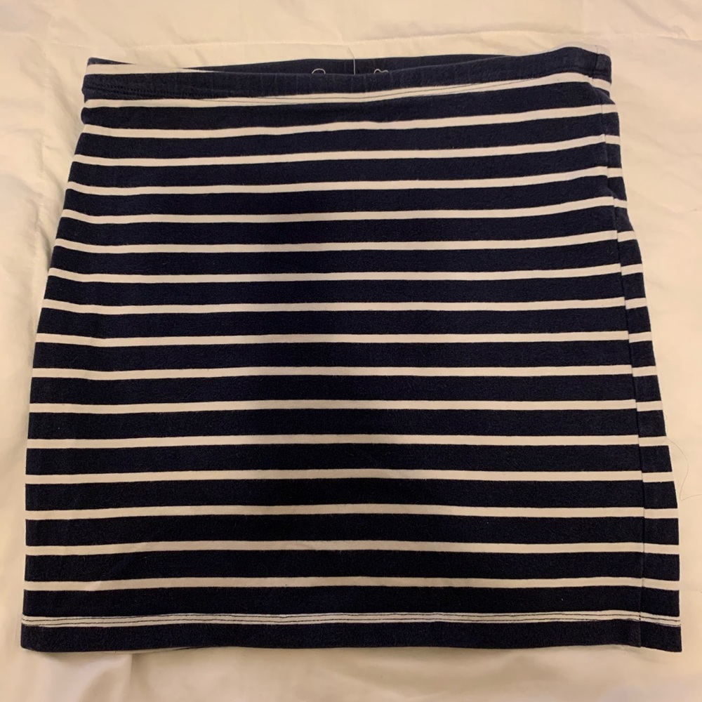 Striped Bodycon Mini Skirt